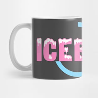 IceBrk Logo (Light Pink/Light Blue) Mug